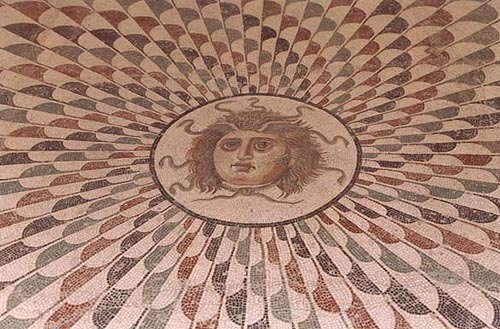 Римская мозаика из музея Суса. Горгона