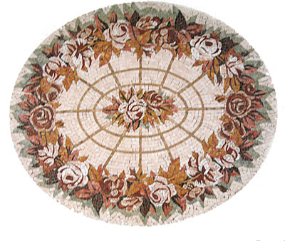 Мозаика Sicis - Овальная композиция