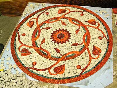 Мозаика из камня и смальты